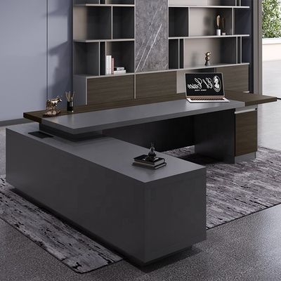 Школьный МДФ Luxury Executive Office Desk Set for Commercial Furniture Управляющий офисный стол