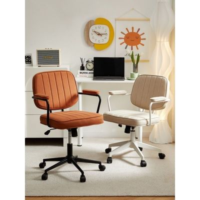 Brown Finish Домашнее учебное компьютерное кресло для удобного и эргономичного сидения детей