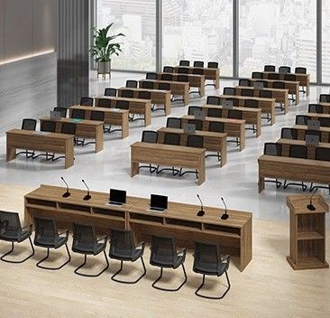 Срок оплаты T/T 30%депозит 70%баланс Modern Simple Plate Conference Table and Lectern