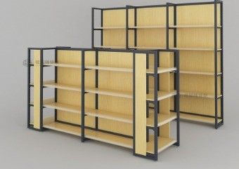 Четырехколонный комбинированный экран для супермаркетов Аптеки и канцелярские магазины