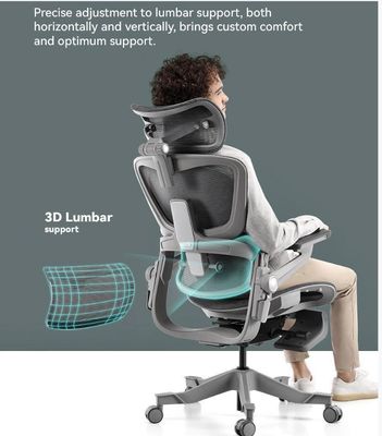 ISO9001/ISO14001 Сертифицированный металлический босс Executive Swivel Chair с регулируемой опорой для ног