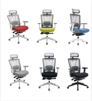 Современный синий и черный Executive Swivel Office Task Chair для эргономичной рабочей станции